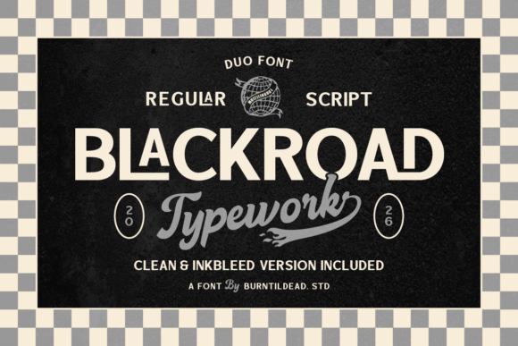 Blackroad: Where Bold Sans Meets Vintage Script
