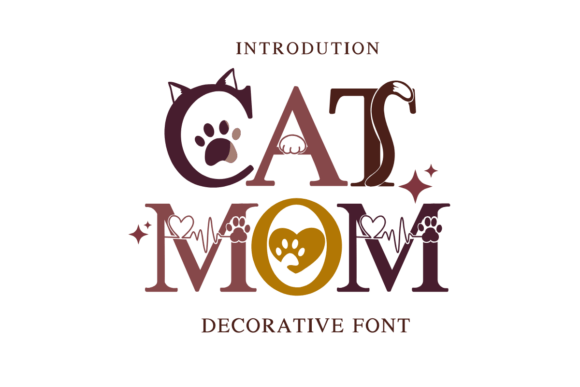 Cat Mom: A Typeface That Purr-fectly Captures Feline Love