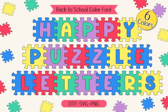 Happy Puzzle: Where Learning Meets Playful Typography