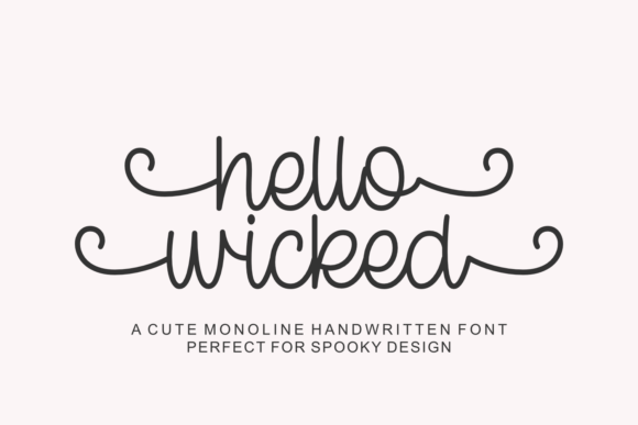 Hello Wicked: The Handwritten Font That Redefines Halloween Design