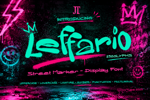 Leffario: Bold, Hand-Drawn Energy for Real Projects