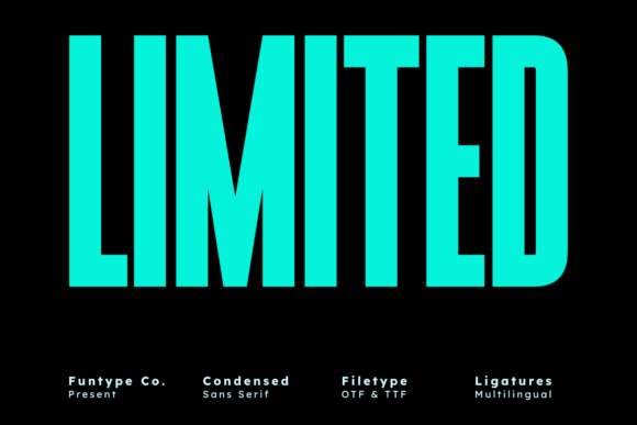 Limited: Bold Typography, Maximum Impact