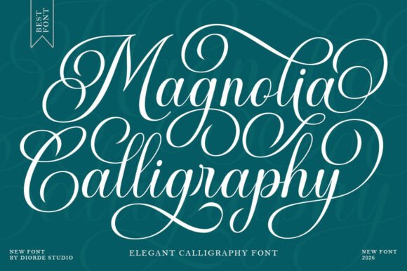Magnolia Calligraphy