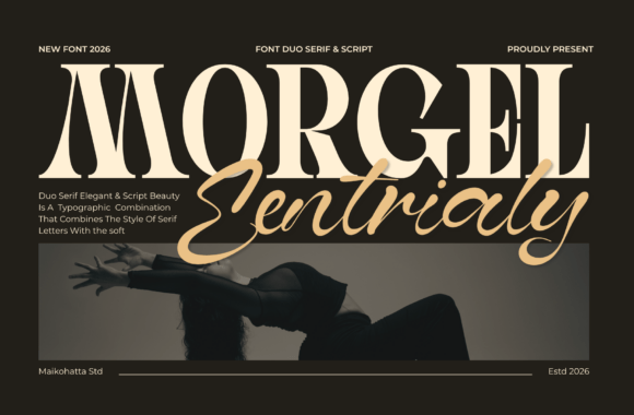 Morgel Eentrialy: Where Serif Sophistication Meets Script Grace