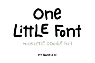 One Little Font: Where Handcrafted Charm Meets Design Versatility