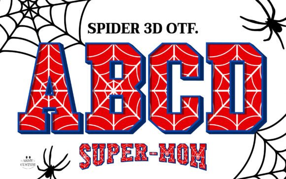 Spider 3D Font: Where Typography Clings, Climbs, and Captivates